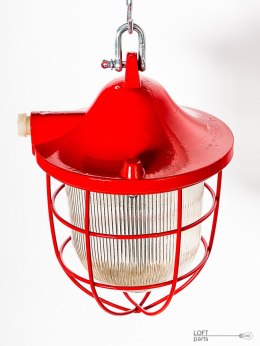 red loft lamp