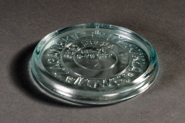Jar lid Żagański Glassworks