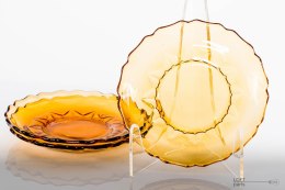 Glass honey plate