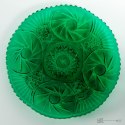 Emerald Plate Ząbkowice Glassworks