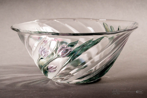 Bowl Tulip Ząbkowice Glassworks
