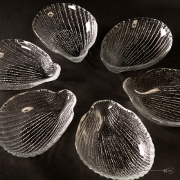 A set of herring plates ''Shell'' HSG Ząbkowice proj. Ludwik Fiedorowicz