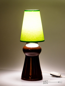 ceramiczna lampa prl