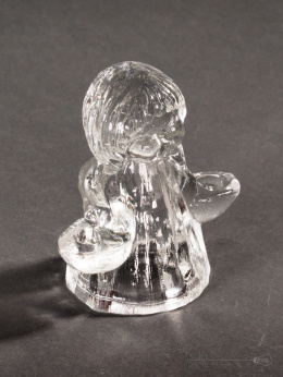 Glass figurine candlestick