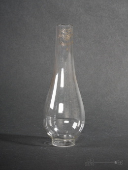 glas for oil lamp pre-war Ząbkowice