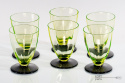 Art Deco Uranium Glasses Glassworks hortensja