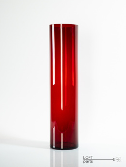 cylindrical ruby vase