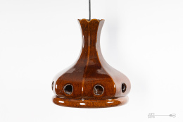 lampa ceramiczna prl