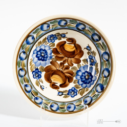 Faience platter koło