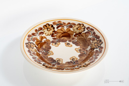 Faience platter koło