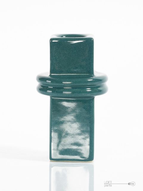 Green Ceramic Candle Holder