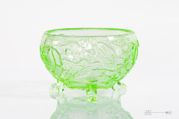 Art Deco uranium bowl