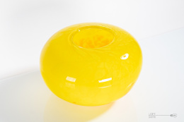 Yellow Spherical Vase