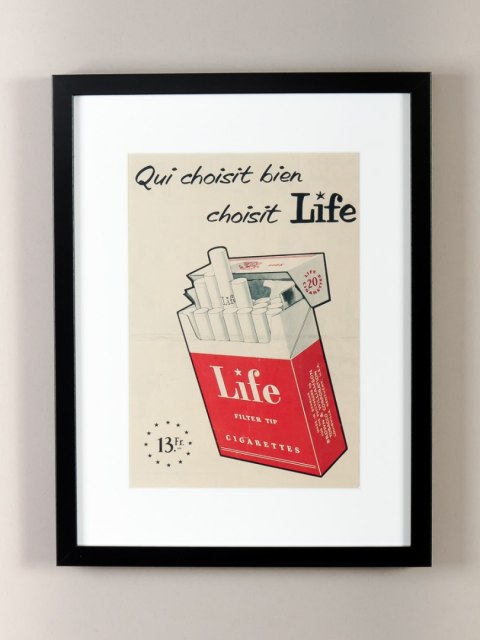 Grafika reklamowa ''Life''